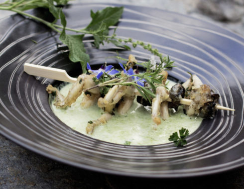 Plat restaurant gastronomique