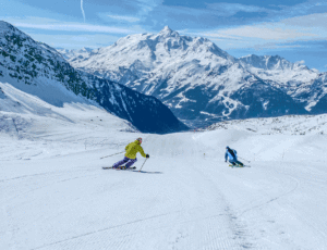 Ski de piste . La rosiere