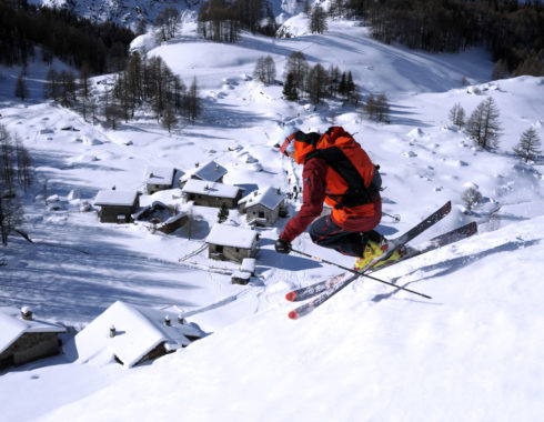 Hors piste. Sainte Foy