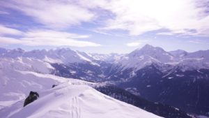 Vue panoramique depuis Le Clapet de La Rosière Val d'Isère et Les Arcs