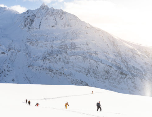 Ski de randonnée à La Rosière