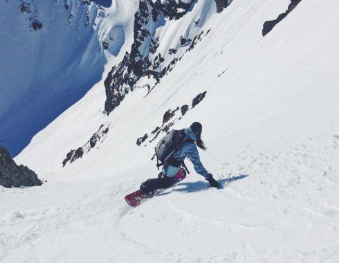 freeride snowboard La Rosière